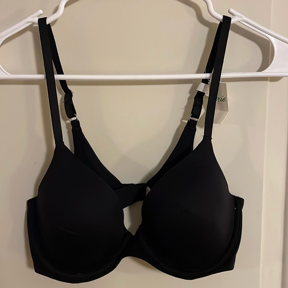 Aerie Sunnie Full Coverage Black Bra